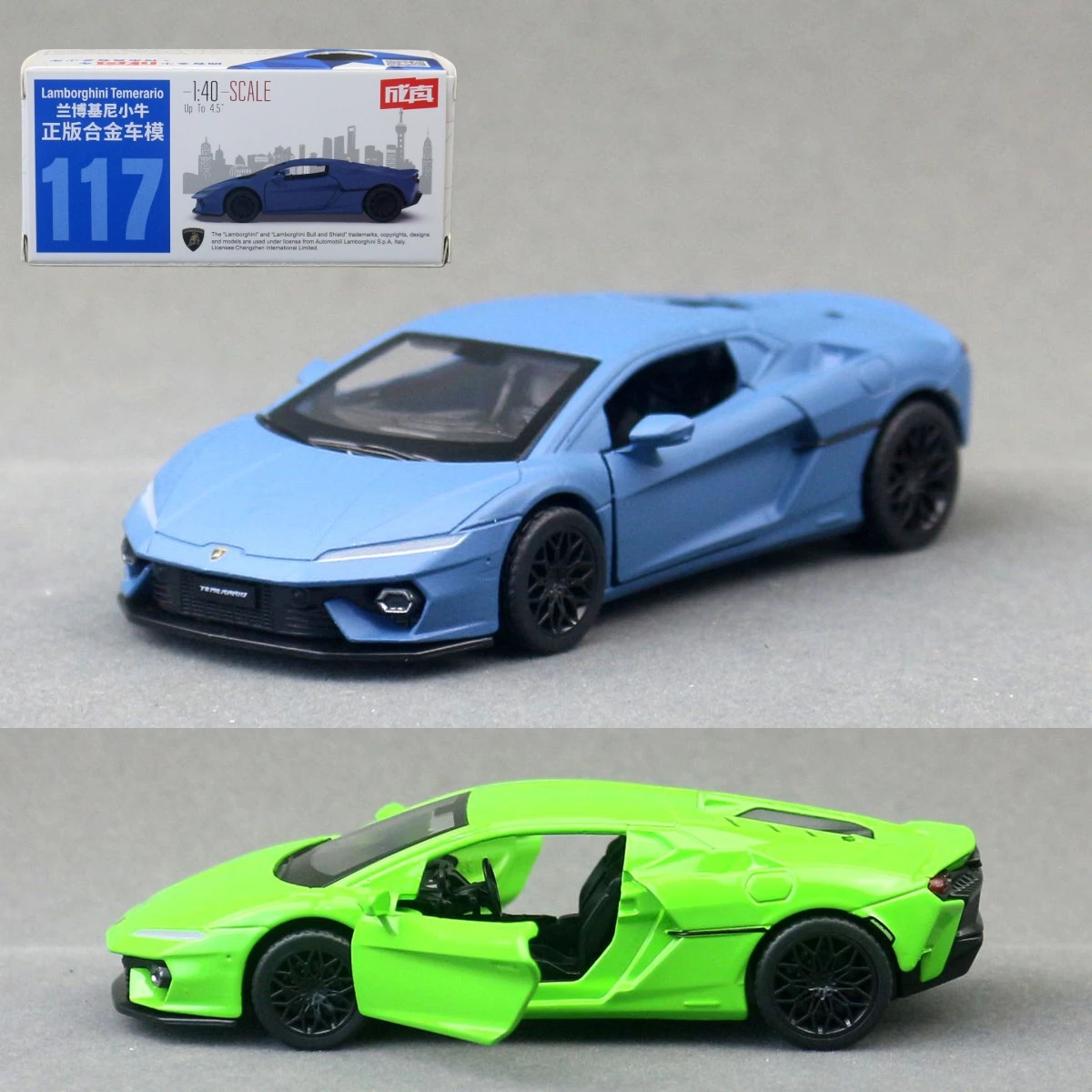 1/43 Lamborghini Temerario Super Sport Toy Car CCA Diecast Metal Miniature Model Pull Back Display Collection Gift Boyfriend