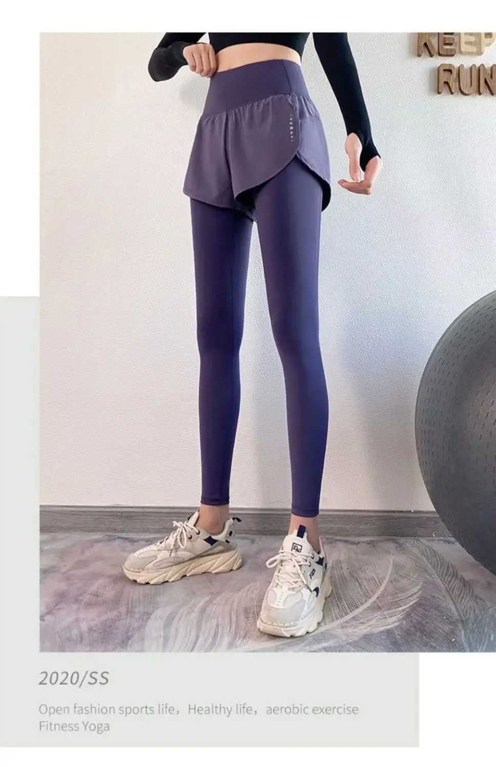 Women's Summer Hot Sale Yoga Breathable Quick Drying Yoga Pants Fitness Cycling Pockets High Waist Running Workout Gym Clothing