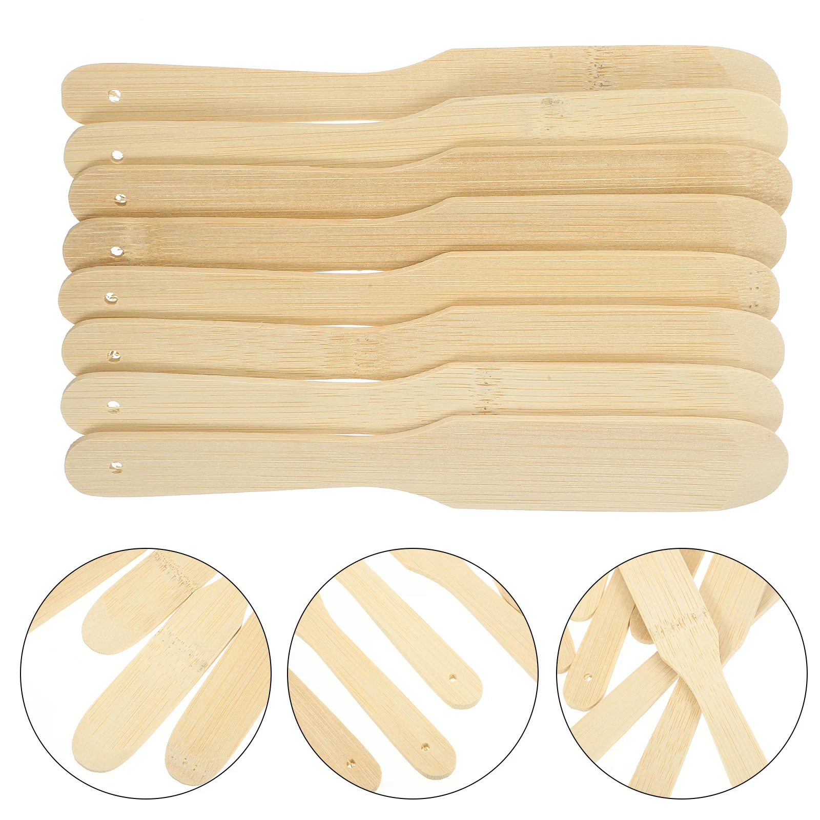 

8Pcs Bamboo Dumpling Filling Spoons Compact Kitchen Supplies for Dumpling Making Stuffing Spoons Restaurant Hotel