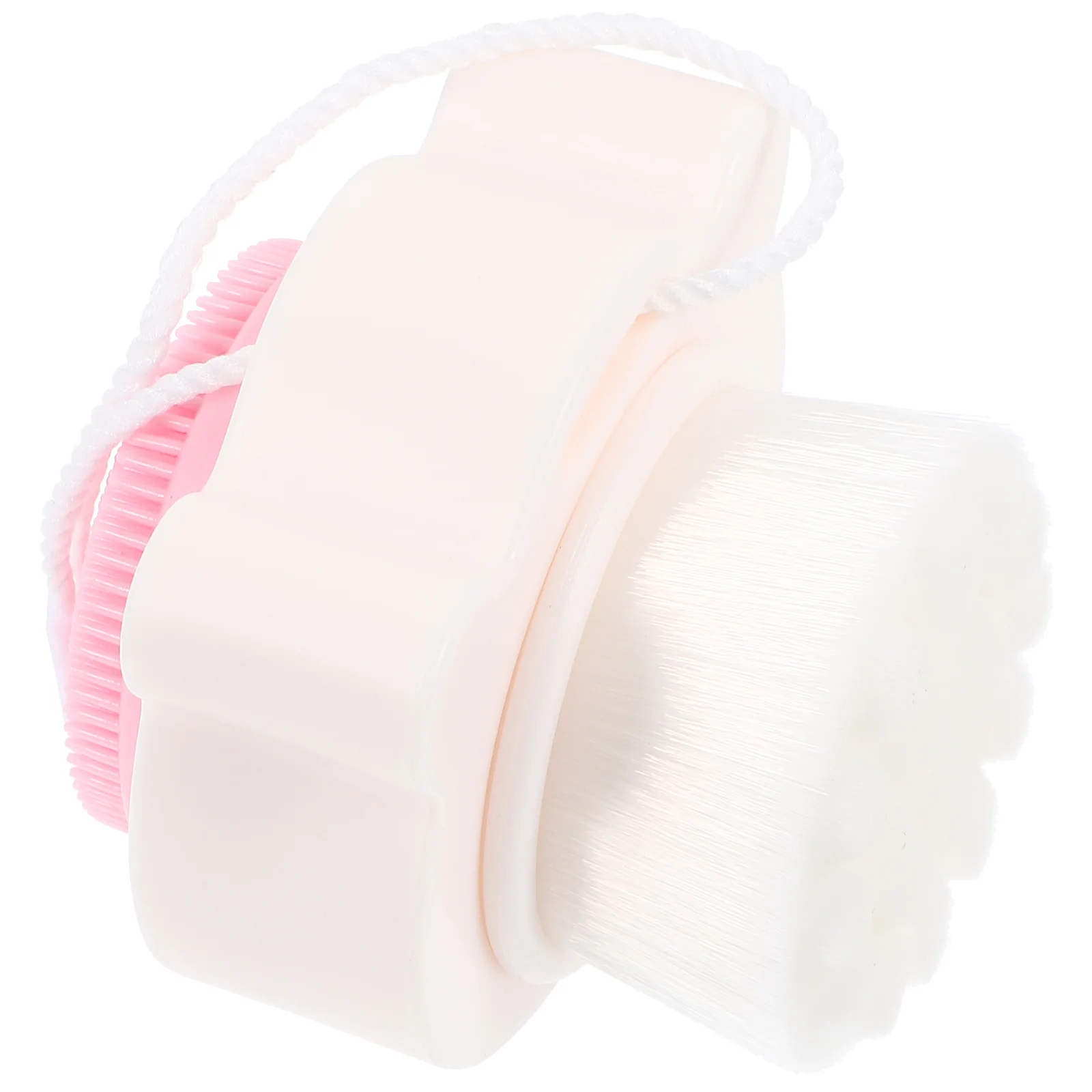 Soft Bristle Facial Cleansing Brush Female Face Exfoliator Handheld Exfoliating Silicone Shower Body Scrubber Man Men