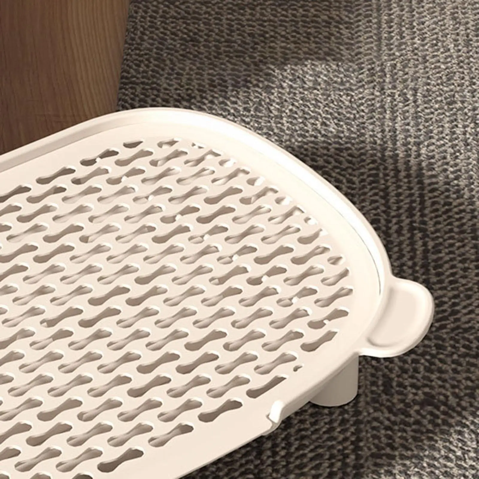 

Портативный лоток-ловушка для кошачьего туалета, большой размер, из ПЭТ-материала, легко моющийся коврик для автоматического кошачьего туалета, для домашних кошек