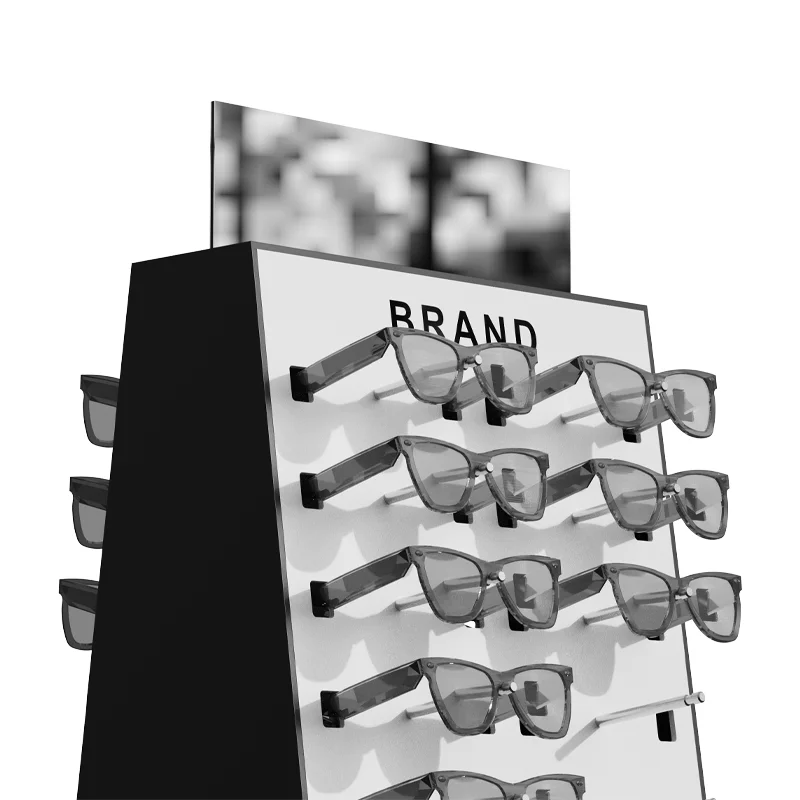 Optical Eyewear Display Rack with Lightbox for Retail Use