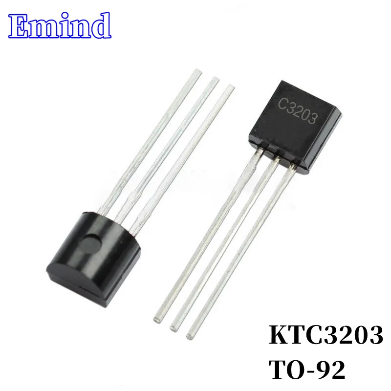 300/500/1000/2000/3000Pcs KTC3203 C3203 DIP Transistor TO-92 NPN Type 30V/800mA Bipolar Amplifier Transistor