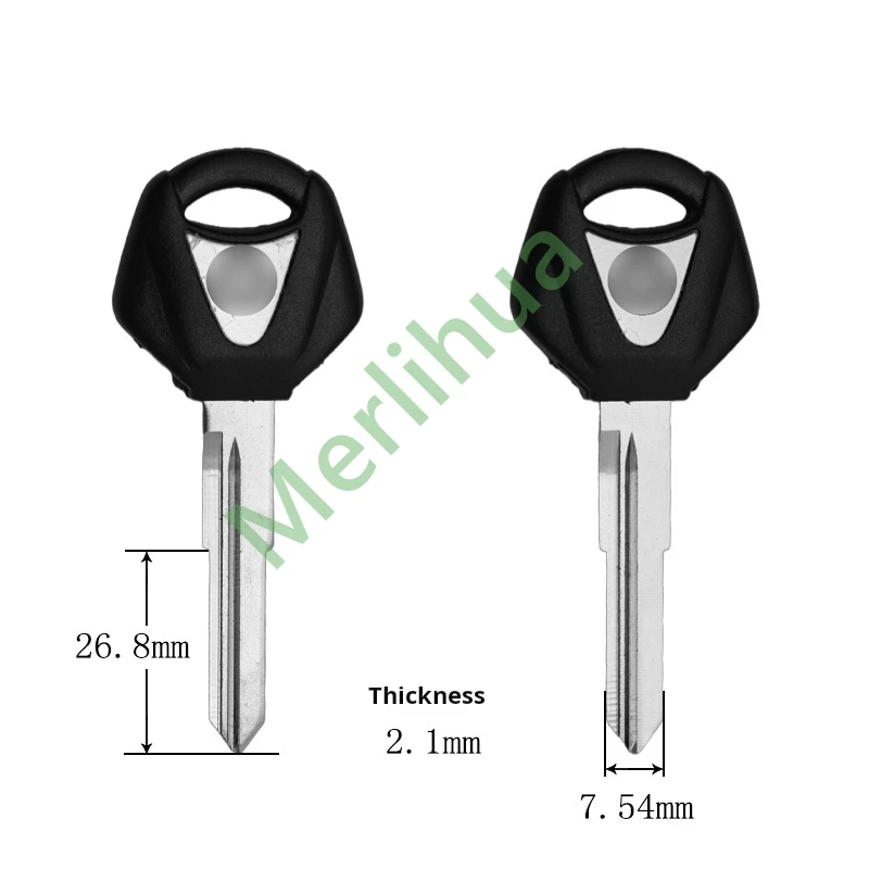 Yamaha motorcycle key, suitable for: Yamaha r125 r15 r125 r3 mt-25 mt-03 motorcycle key blank(Can install chips)