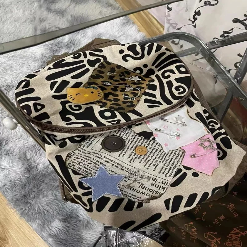 

Hello Kitty Backpack Cute Travel Anime Large Capacity Kt Women Accessories Storage Fashion Versatile Student Girl Gift Wholesale