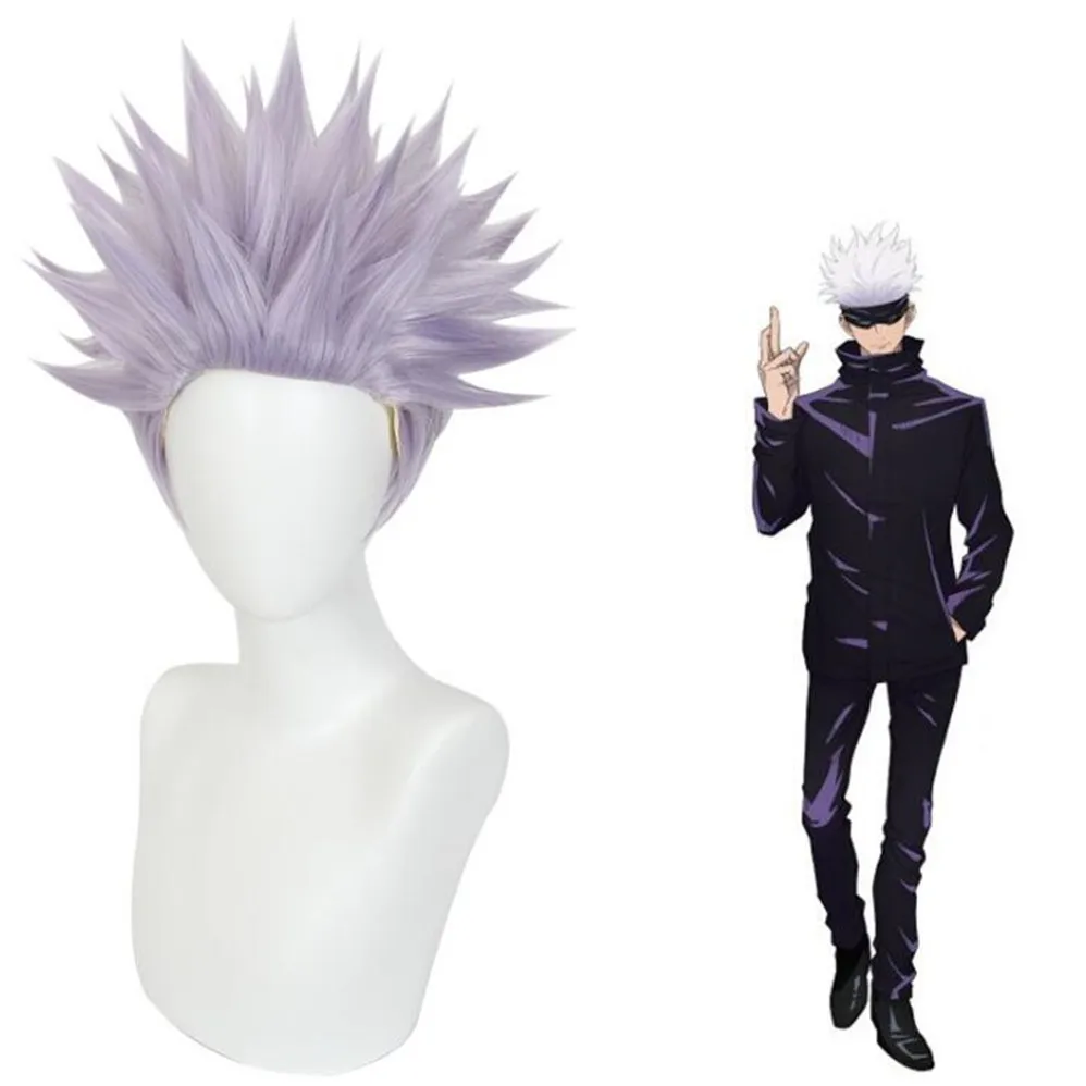 Anime Jujutsu Kaisen Gojo Satoru Cosplay Costumes Top Pants Halloween Party High School Uniform Set