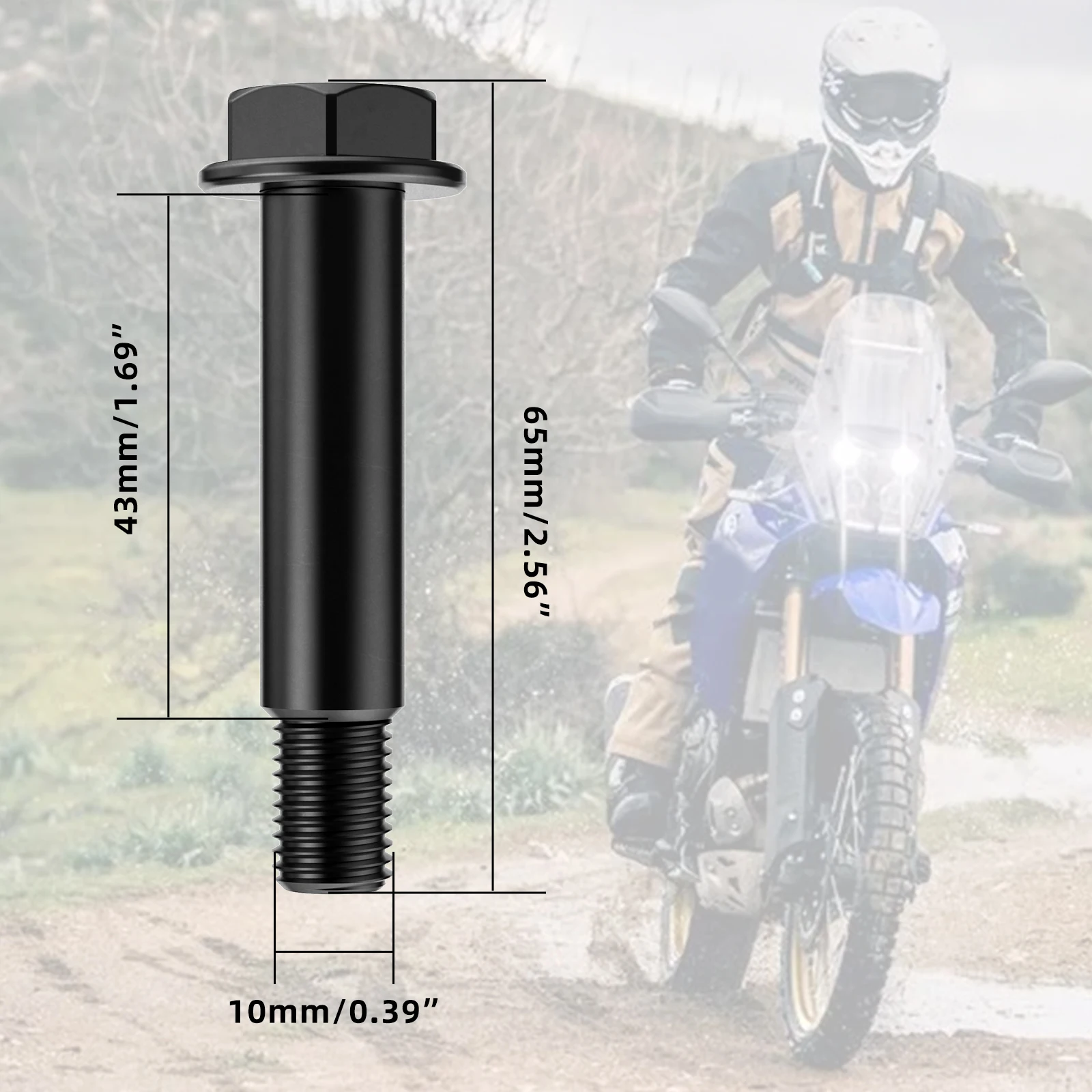 

For Yamaha Tenere 700 XTZ700 2019-2024 Rear Shock Suspension Lower Bolt Tenere700 XTZ 700 T700 T7 Rally Edition 2020-2024