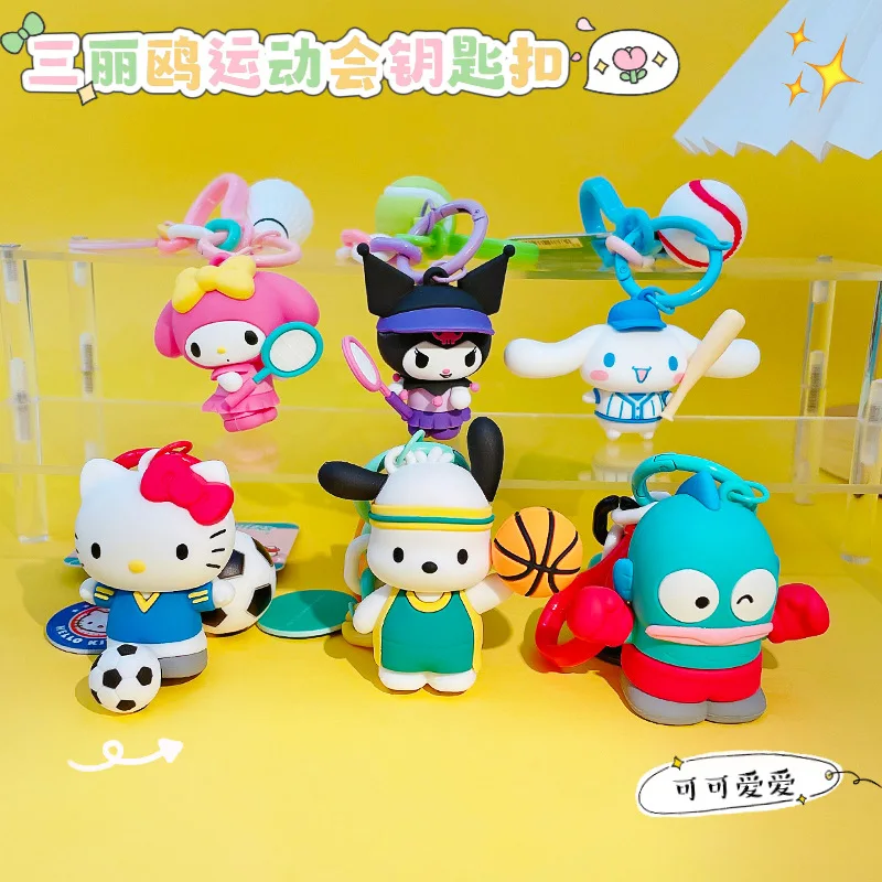 

Sanrio мультфильм спортивные игры кукла Hellokitty брелок кулон пара Kawaii рюкзак кулон автомобильные аксессуары детский подарок