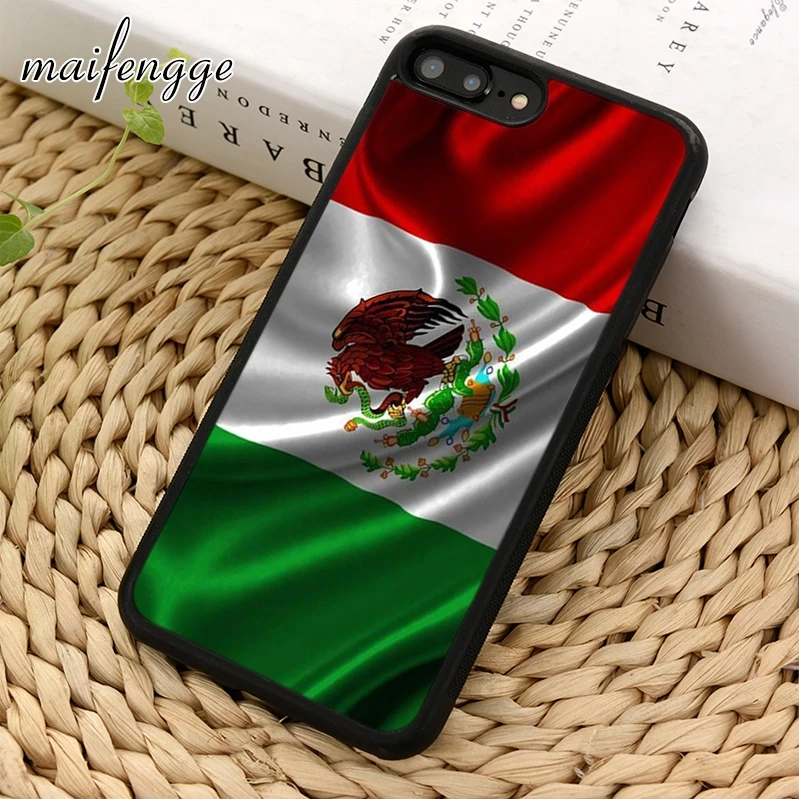 maifengge bandera de mexico flag phone Case cover For iPhone 15 16 14 Plus 11 12 13 Pro X XR XS max