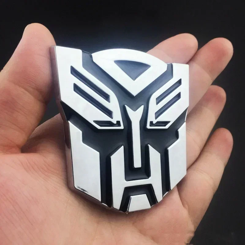 3D Metal Autobot Transformers Car Rear Boot Trunk Side Fender Emblem Badge Sticker Decals For Universal Car Styling Accessories