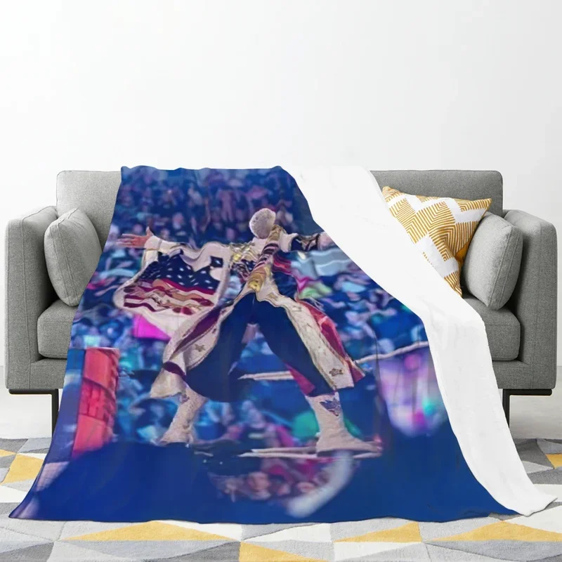 Cody R-Rhodes American Thin Blanket Fluffy Soft Bedroom Decor Sofa Blankets Comforter Home and Decoration Summer Blanket@0￥