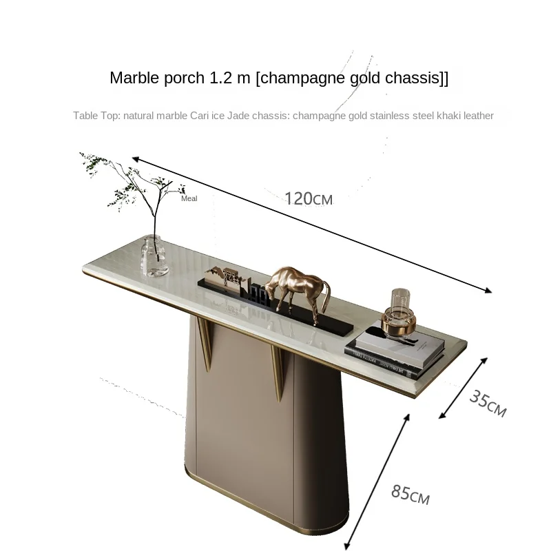 HYP Light Luxury Entrance Cabinet into Entry Door Console Tables Villa Corridor  Minimalist High-End