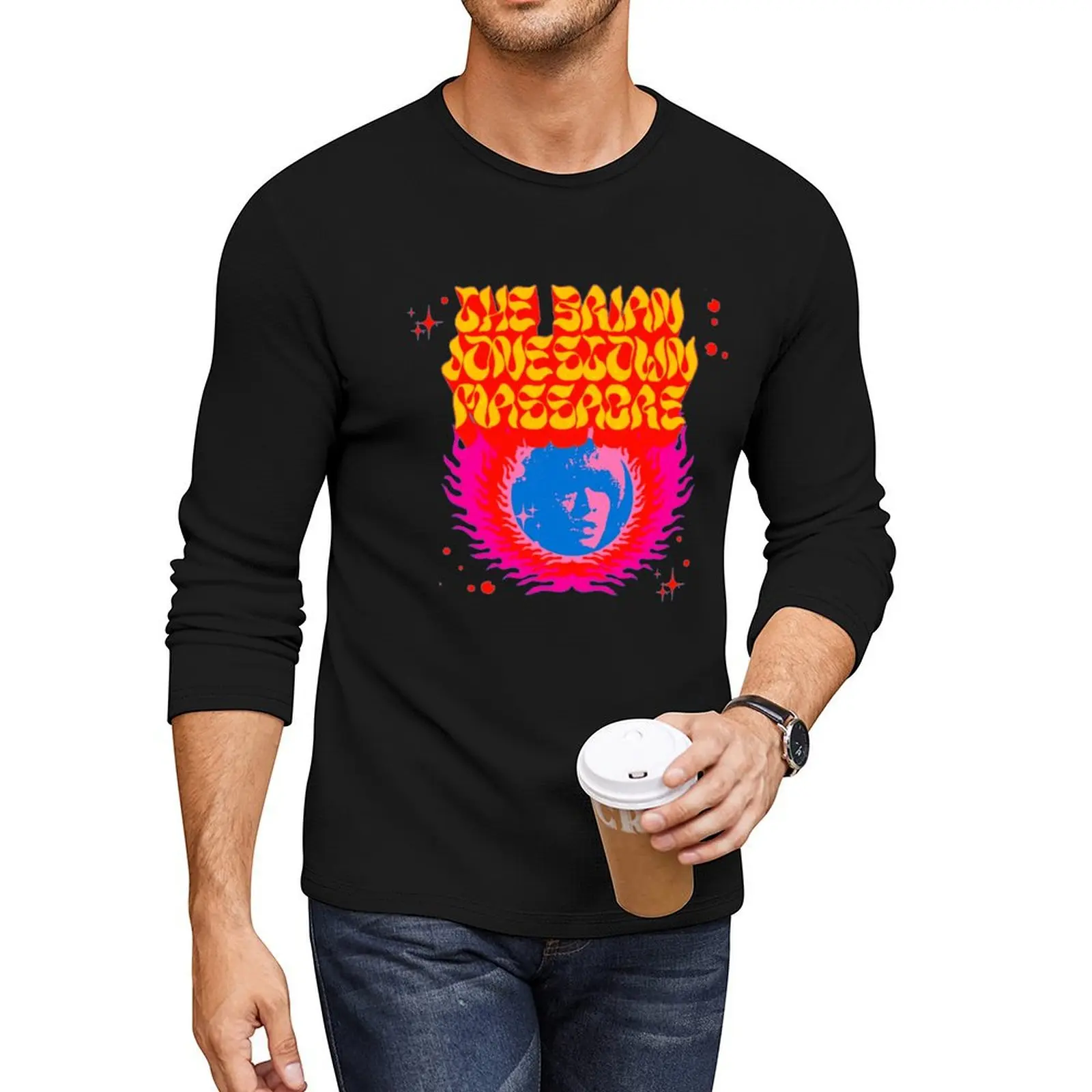 

The Brian Jonestown Long T-Shirt custom t shirts design your own Men's clothing