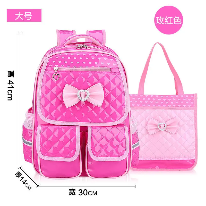 Kinderen Rugzak Set Kids School Tassen Meisjes S Schooltassen Lichter Last Op Schouder Mochila Infantil Zip