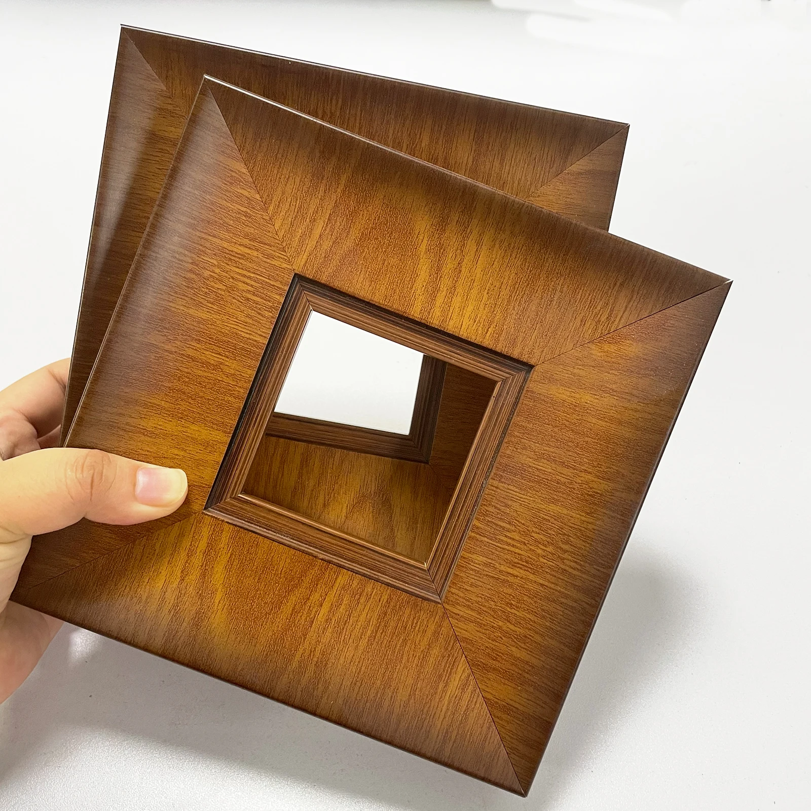 Cadres photo en bois massif très demandés 31H*51.5Lmm avec impression numérique et dos en plexiglas – Design original, simple et classique pour mur