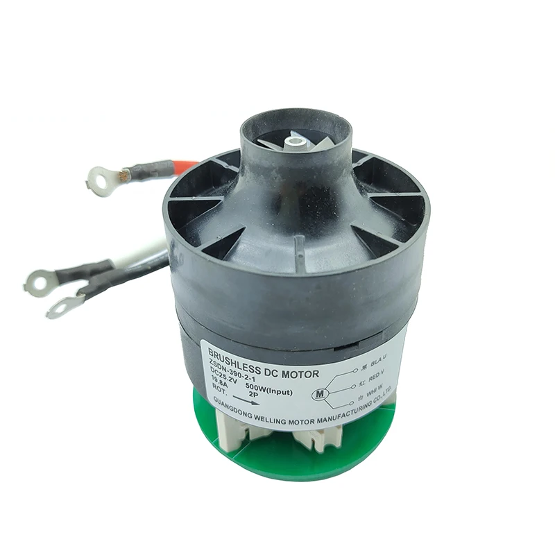 DC 24V 25.2V 500W 120000RPM Ultra High Speed Power Brushless Motor Dust Suction Fan Aluminum Impeller Turbo Fan With Controller