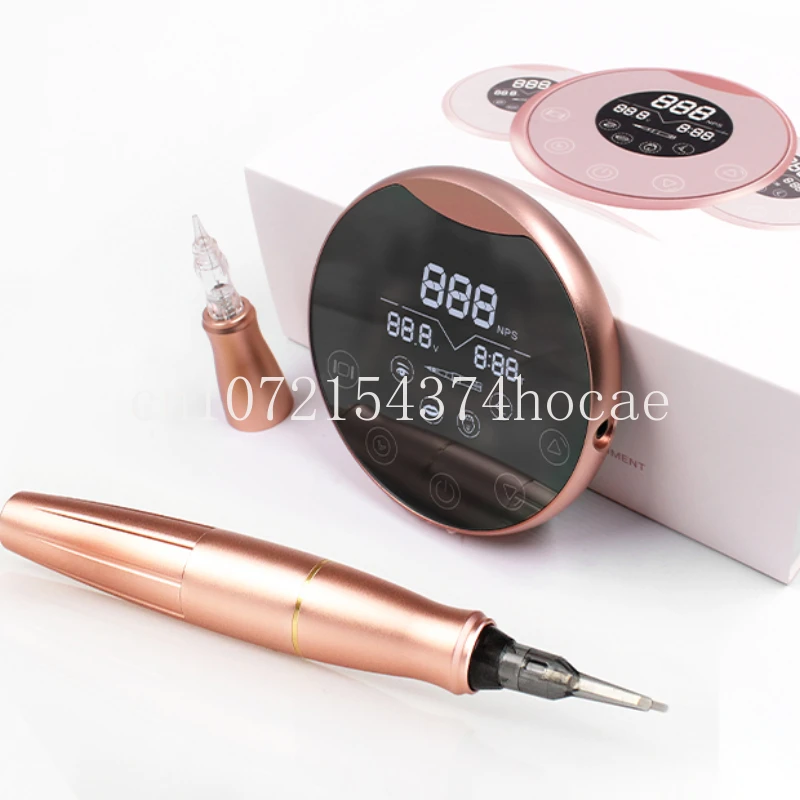 

Eyebrow Permanent Makeup Tattoo Machine Pen Set Universal Cartridge Needle Dermografo Microblading Machine