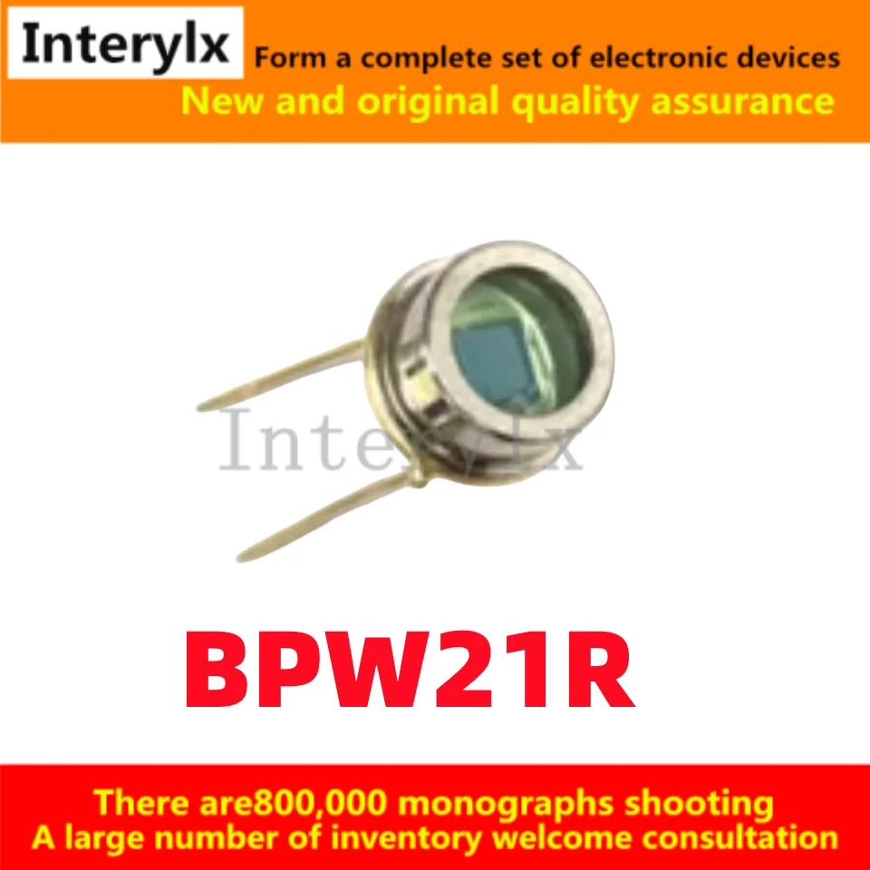 1Pcs/Lot Brand new original direct plug BPW21R BPW21 photodiode wavelength 565nm silicon photocell viewing angle 100°
