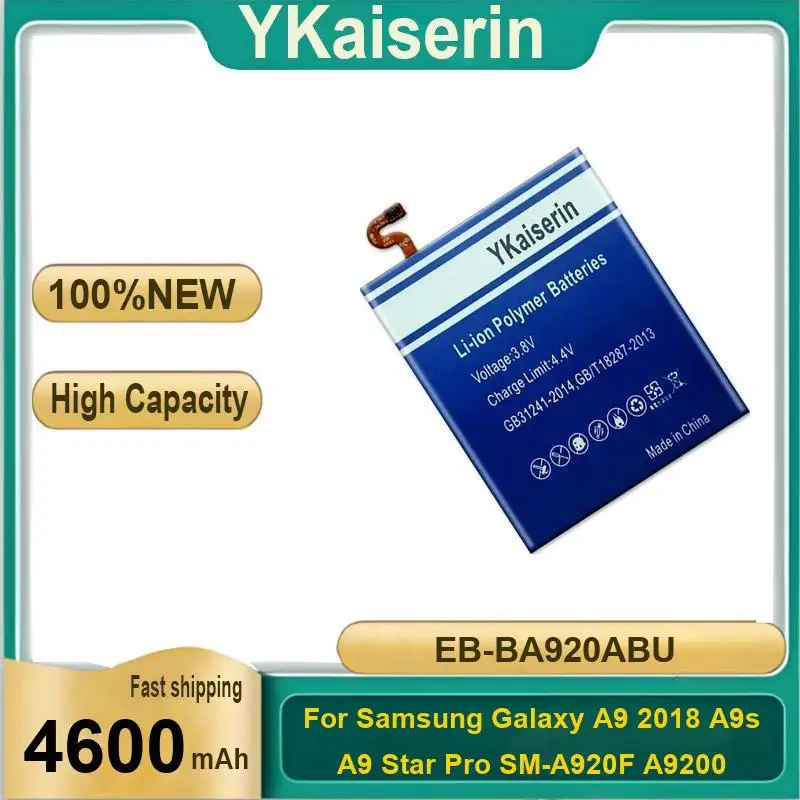 

Robust 4600Mah Mobile Phone Battery EB-BA920ABU For Samsung Galaxy A9 2018 A9s Star Pro SM-A920F A9200