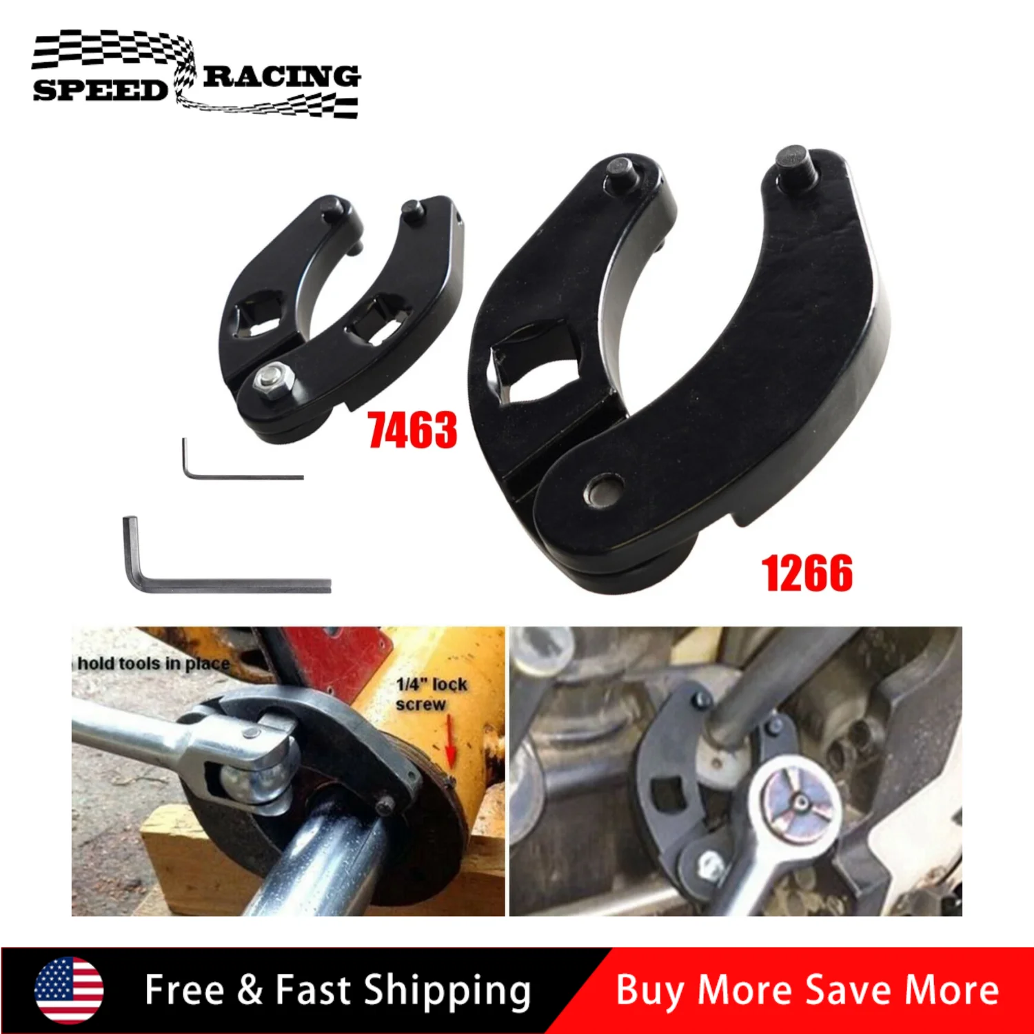 

2 шт., металлический регулируемый сальник, гаечный ключ, набор инструментов для гидравлических цилиндров, большой и маленький 1266 7463, черный XLB-1046