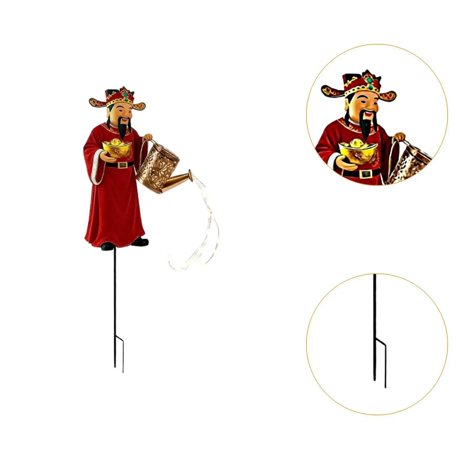 

Солнечный садовый светильник с теплым белым светом, водонепроницаемый, на металлической подставке, для уличных дорожек, двора, праздничного декора