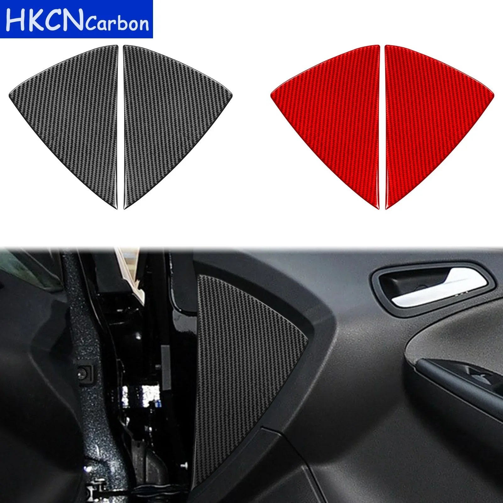 

Carbon Fiber Car Accessories Auto Door Protector Panel Cover Trim Sticker Interior Modification For Ford Focus 2012—2018