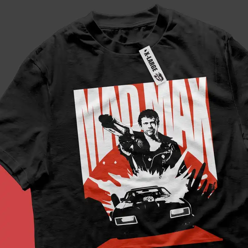 

Футболка Mad Max Fury в стиле ретро с классическими фильмами 80-х годов и культовым фильмом