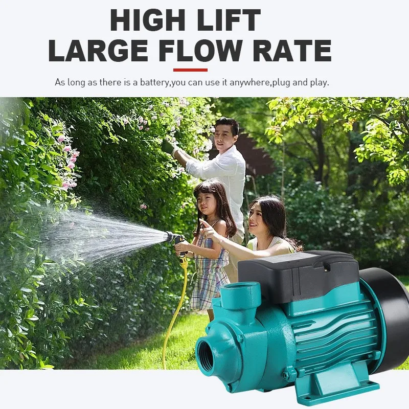 Solar Pump QB60 DC12v 24v High Lift DC Ground Solar Vortex Pump