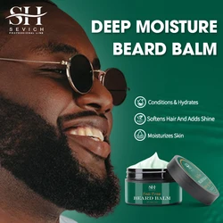 Sevich Tea Tree Beard Cream idratante e ammorbidente barba da uomo Anti Peeling Anti prurito crema nutriente per la cura della barba della pelle