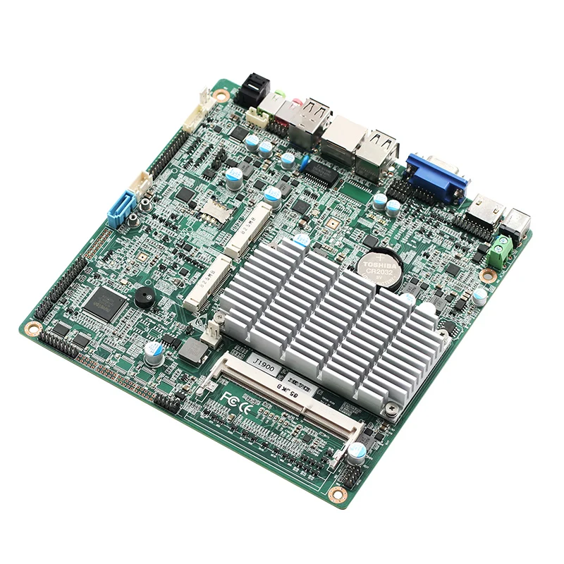 AvaCoreMini Itx Motherboard With CPU J1900 Processor HDMI+VGA LVDS/EDP Display DDR3 RAM LAN USB MSATA SSD MPCIE SLot