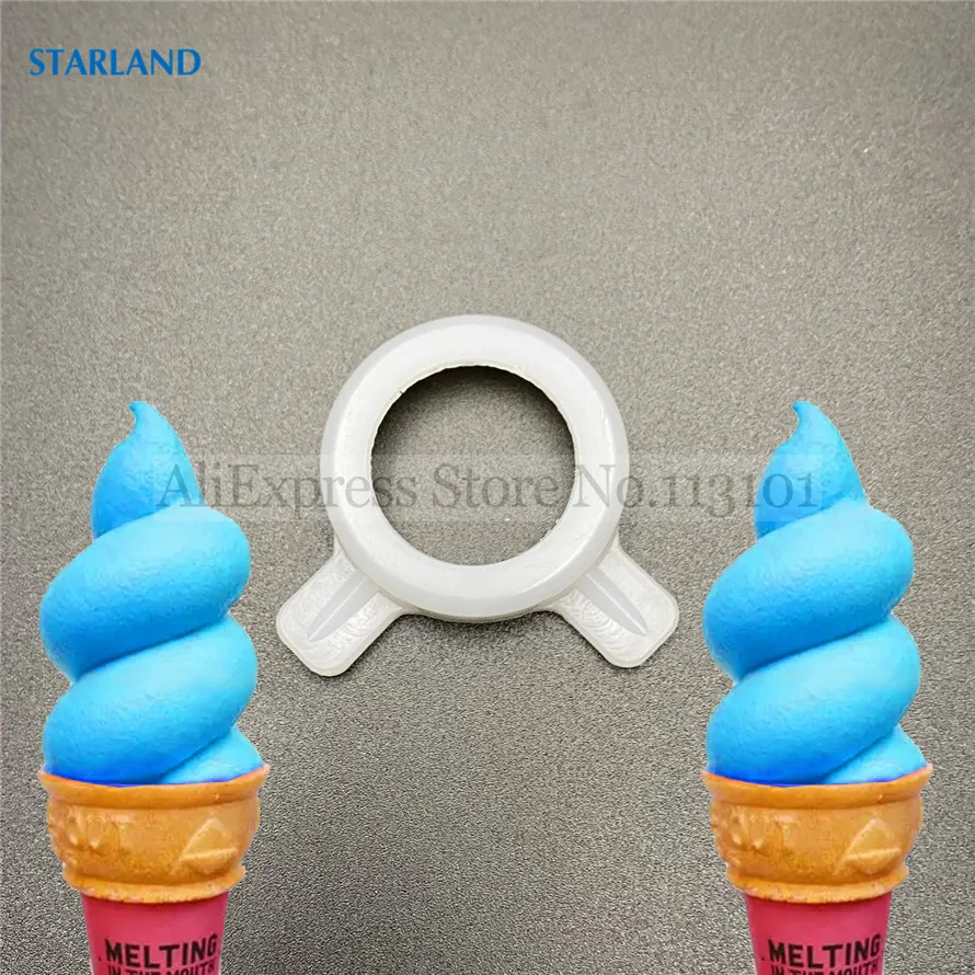 1 Kolom Mal Nozzle Dop Mollige Vorm Mondstuk Vervangende Fitting Voor Zm Soft Serve Machines Ijsmakers Binnendiameter 29Mm