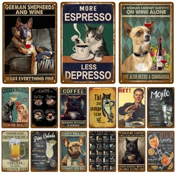 Vintage Tin Sign Home Decor Items Wall Decor Art Wall Mural Room Decoration Items Decor Men Retro Metal Sign Plate Bar Posters