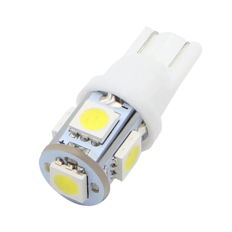 10PCS T10 W5W Led Light 5050 SMD Car Wedge Side Lamps for Car T10 Reading Light Bulbs 194 Led Dome Reading Bulbs Red Pink Yellow