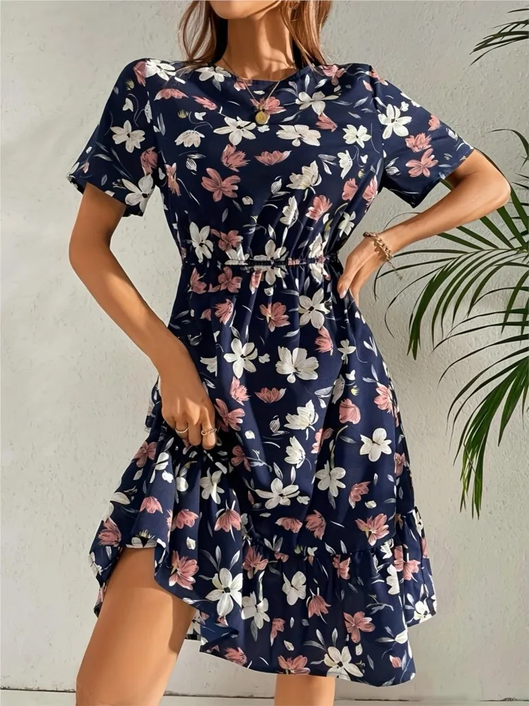 

Dresses 2025 Woman Casual Simple Style All-match Elegant Vestidos Temperament Commuting Dress Comfortable Fashion Trendy Slim