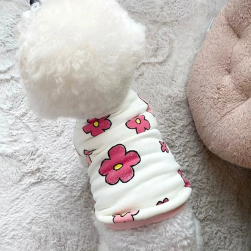 

Spring New Pet Teddy Bears Cherry VIPs Cats Small Dogs Dogs Skirts Clothes Couples Wear