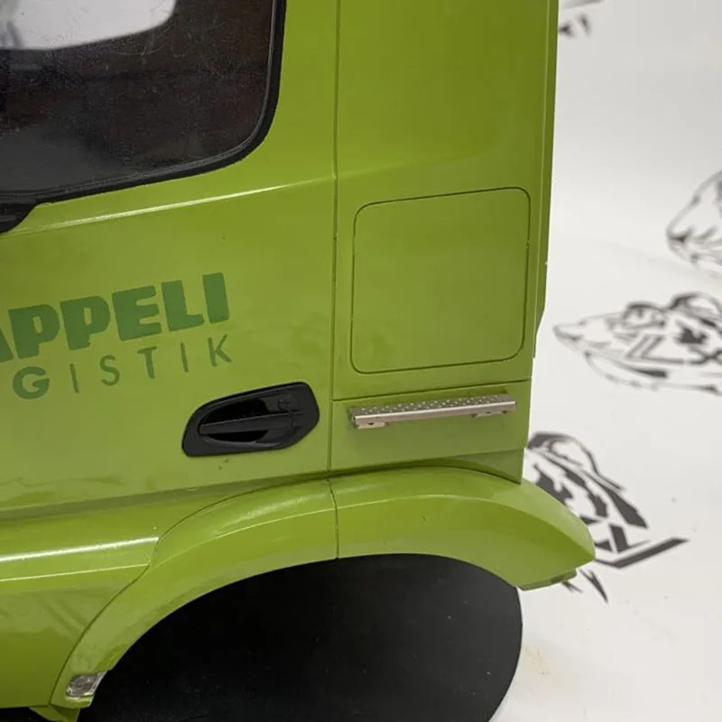 1:14 스케일 1개 금속 시뮬레이션 금속 페달 업그레이드 액세서리 타미야 RC 트럭 벤츠 3363 3348 ACTROS AROCS용