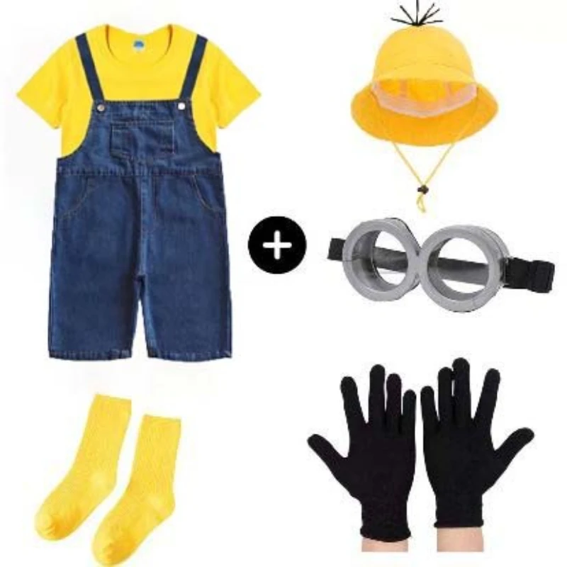 Film Cartoon Minion Man Cosplay zabawny kostium śliczny kombinezon ukraść księżyc Halloween karnawał akcesoria imprezowe kostium dla dorosłych