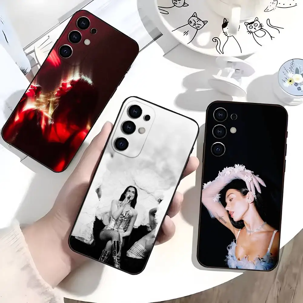

D-Dua L-Lipas Singer Phone Case Silicone Soft For Samsung S25,S24,S21,S22,S23,S30,Ultra,S20,Plus,Fe,Lite