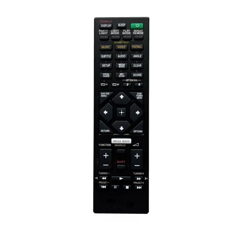 Replacement Remote Control For Sony MHC-GT4D SA-WGT4D SS-GT4DB MHC-V44D MHC-V50D  Home Audio Stereo System