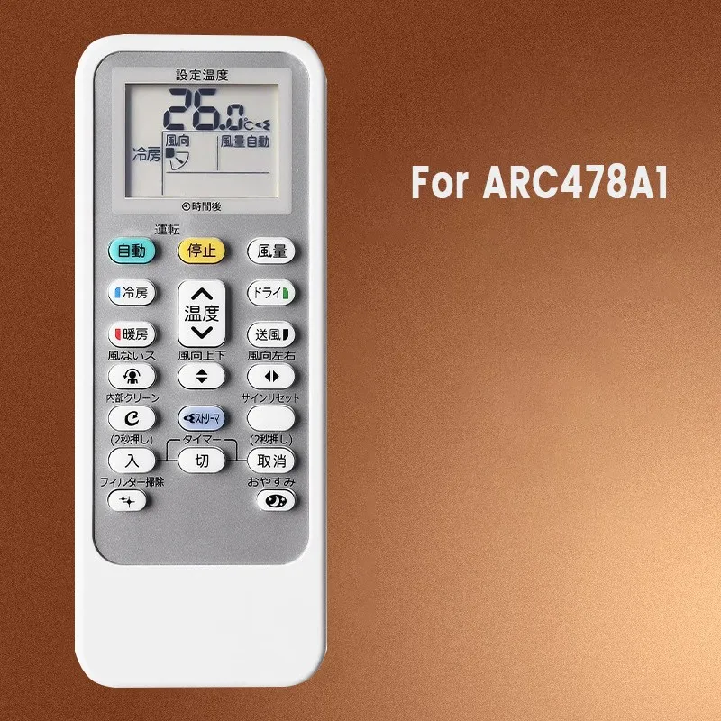 Replacement Remote Control For DAIKIN Air Conditioner Models- Works For Wall Mounted And Stand Units(Model Code:ARC478A31)
