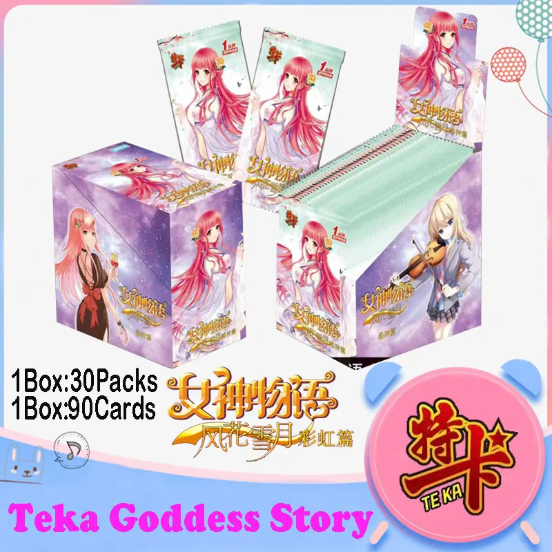 2024 Newest Choice Teka Goddess Story Collection Card Cute Anime Waifu Booster Box ACG CCG TCG Doujin Toys And Hobbies Gift