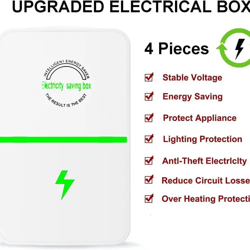 Power Save Electric Energy Saver Household Electricity Saving Box EU/US/UK/AU Plug Household Appliances Stable and Energy-saving