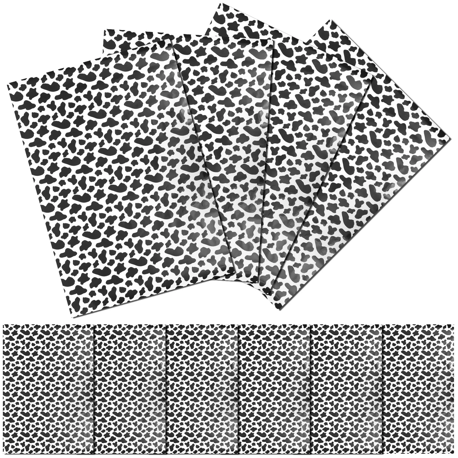 

10pcs Cow Print Wrapping 10 Sheets Gift Box Packaging Paper For Diy Crafts Festival Party Wedding Cake Flower Bouquet Decorative