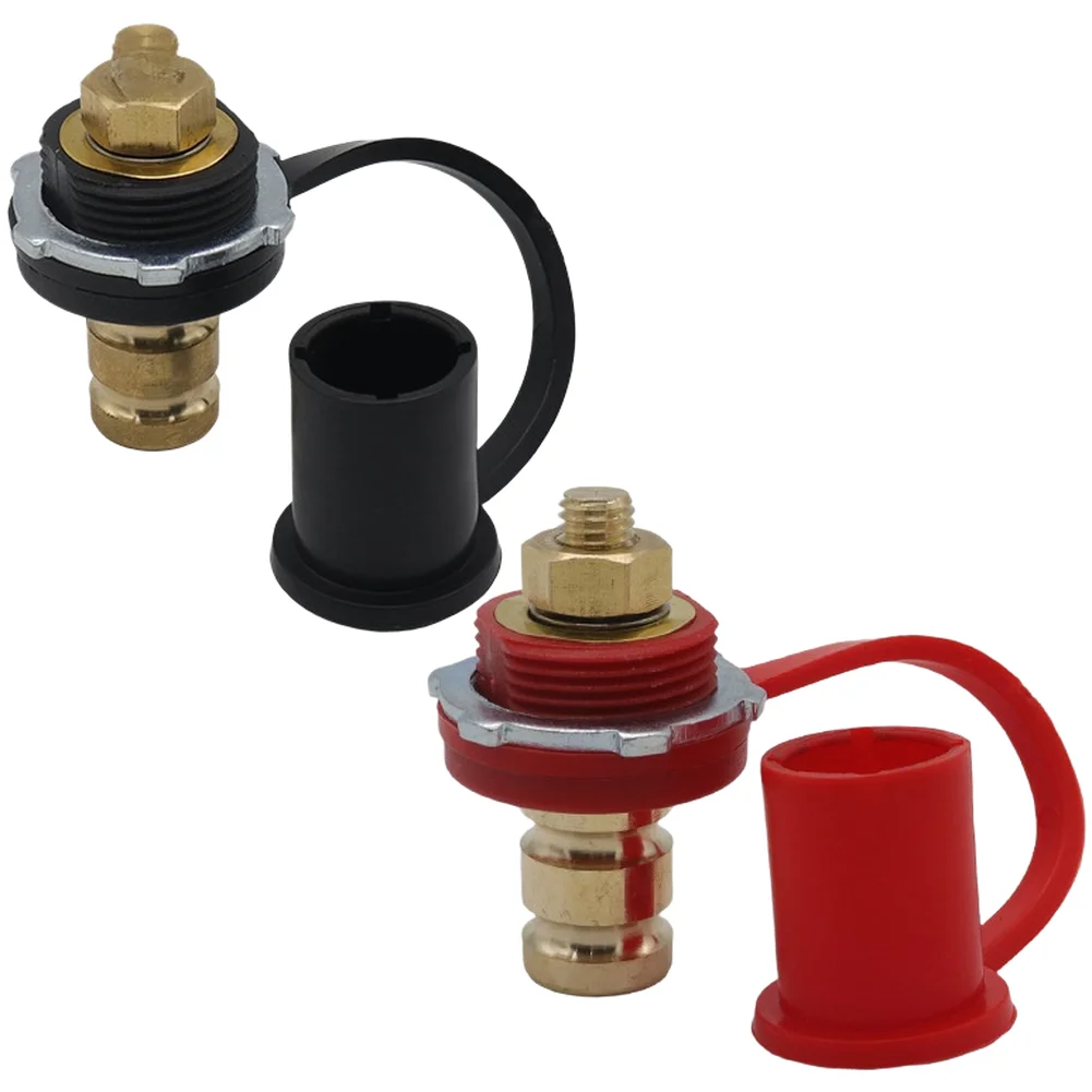 

94V0 Terminal Block For Automotive RV Yacht DC Power Charging Brass Battery Charger Terminals With PVC Insulator 250A Current