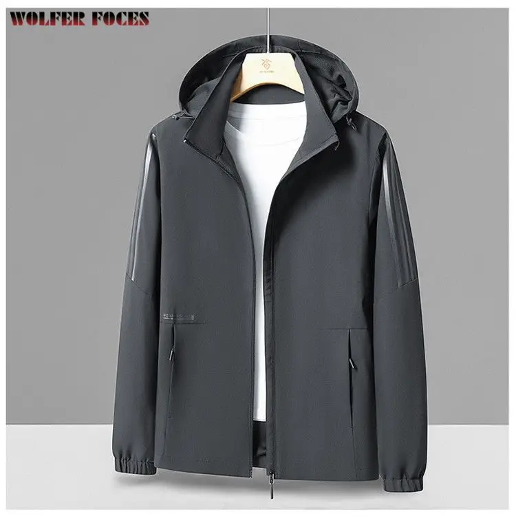 Parkas For Men Hooded Jackets Man Waterproof Winter Men's Sweat-shirt Bomber Cold Windbreakers Knitted Coat Mens Down Light Male