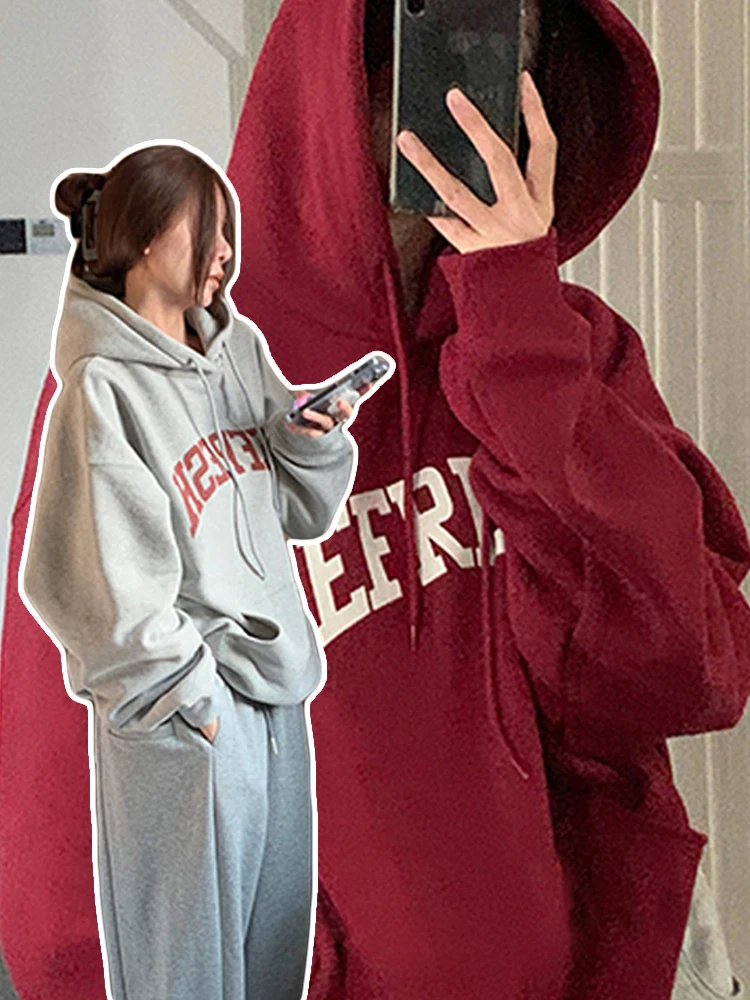 Thiened Fce パーカー ベースボール ジャケット レディース ルーズフィット 秋冬新作 Sle アメリカン レトロ カレッジ Sle アウター