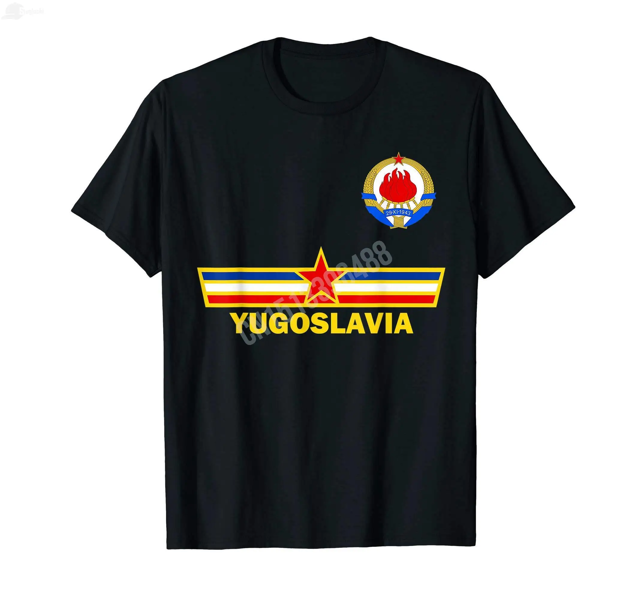 2022 Summer Yugoslavia T Shirts Country Logo Funny Yugoslavia Balkans Gift T-Shirt Hip Hop Tops 100% Cotton Tees