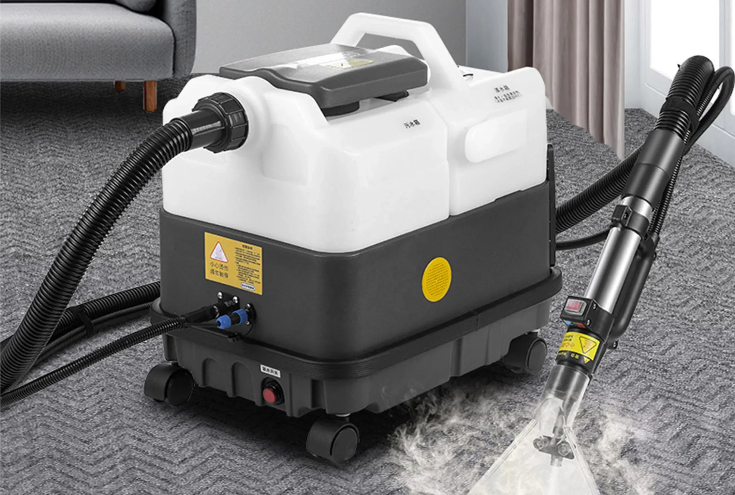 2024 Professional Portable Six Cleaning Function in One Carpet Sofa Curtain Car Interior Mattress Vacuum Steam Cleaner for Sale