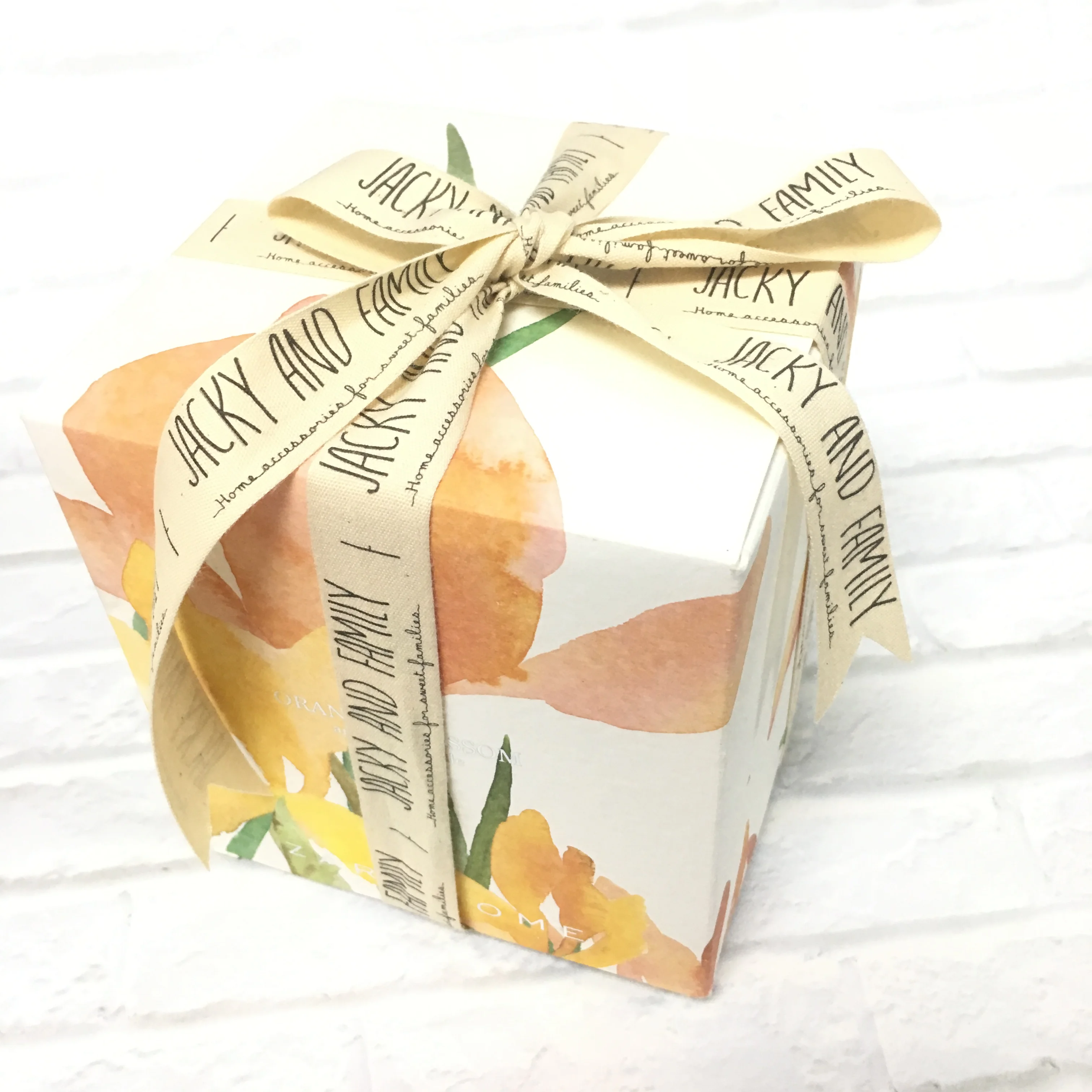 Custom Gift Wrapping Accessory Custom Printed Cotton Decorative Ribbon