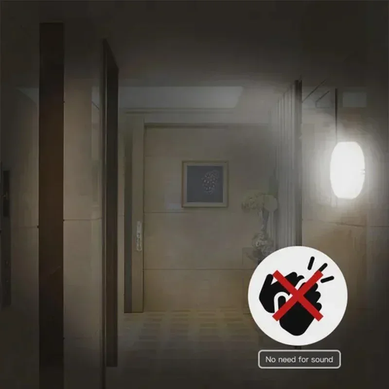 Motion Sensor Light Indoor USB Rechargeable Night Lights, Long Last Battery Wireless Magnetic Nightlight for Closet, Stairs